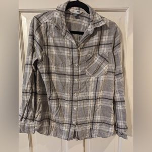 Grey Old Navy Flannel